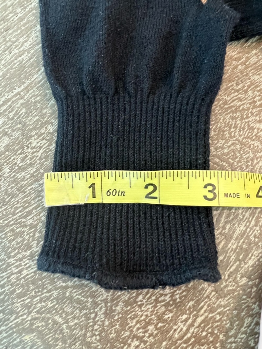 Harley-Davidson Black Knit Gloves with Logo Patch - Picture 5 of 5